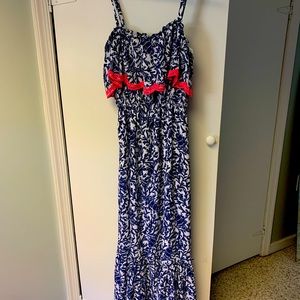 New Lilly Pulitzer off the shoulder maxi dress